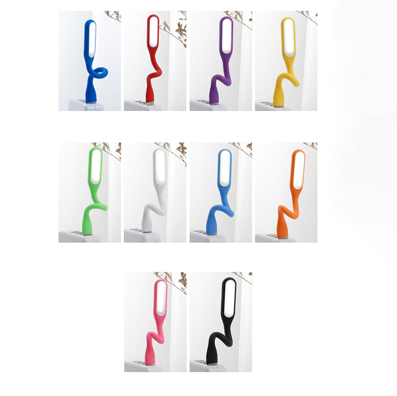 Portable USB LED Night Light Lamp w/Flexible Arm 24