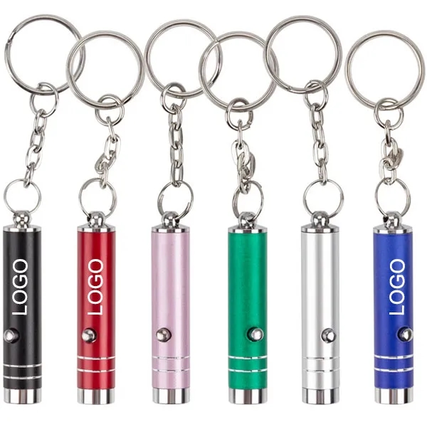 Mini Aluminum UV LED Flashlight Key Chain 5
