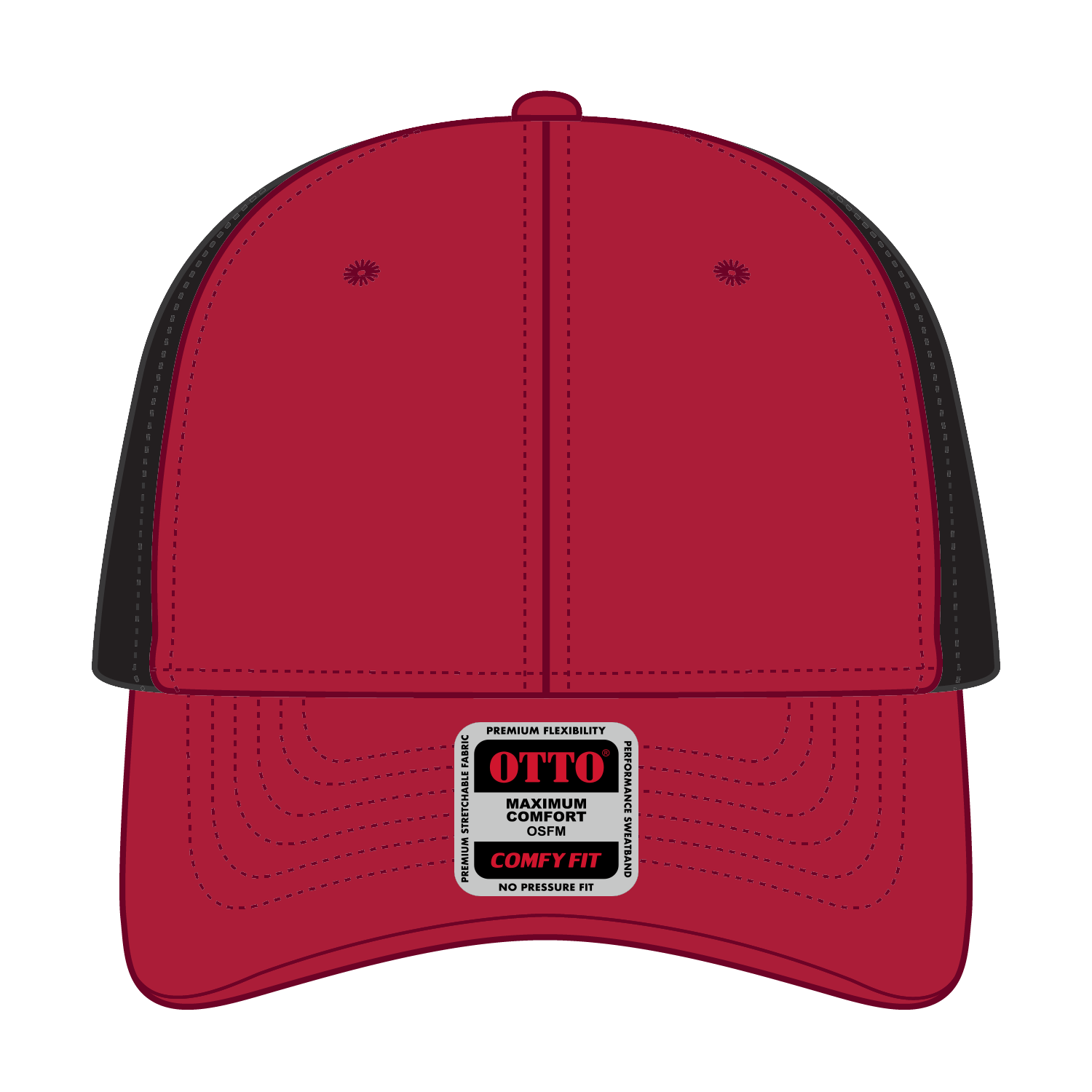 OTTO CAP® OTTO COMFY FIT® 6 Panel Low Profile Mesh Back Trucker Hat 28
