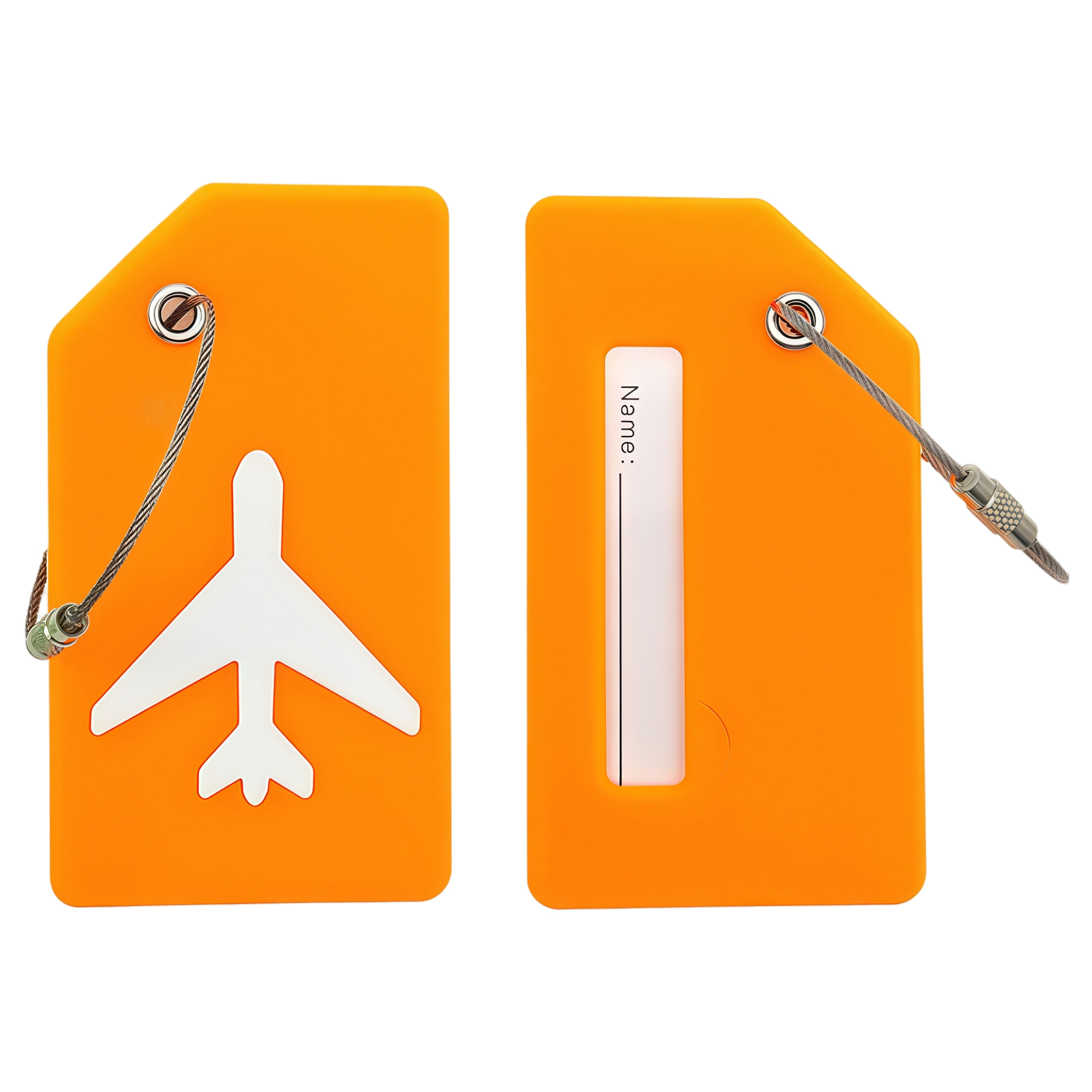 Durable Silicone Luggage Tag with Card Slot 3