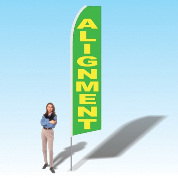 15FT Alignment Advertising Banner Flag 2