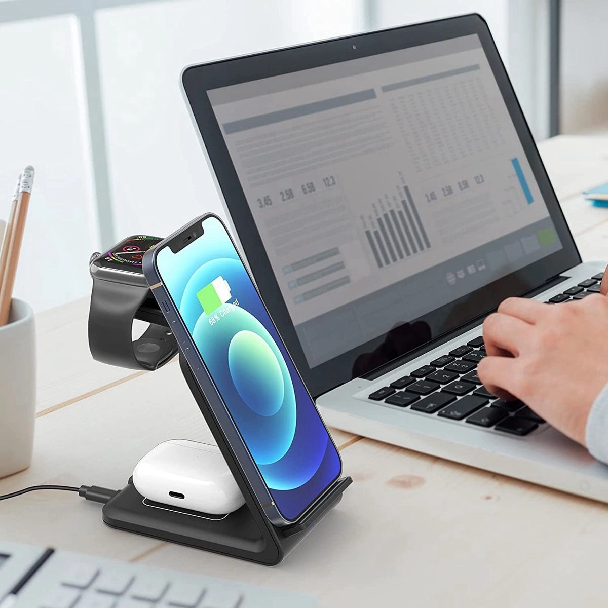3 in 1 Wireless Charger Dock Station 3