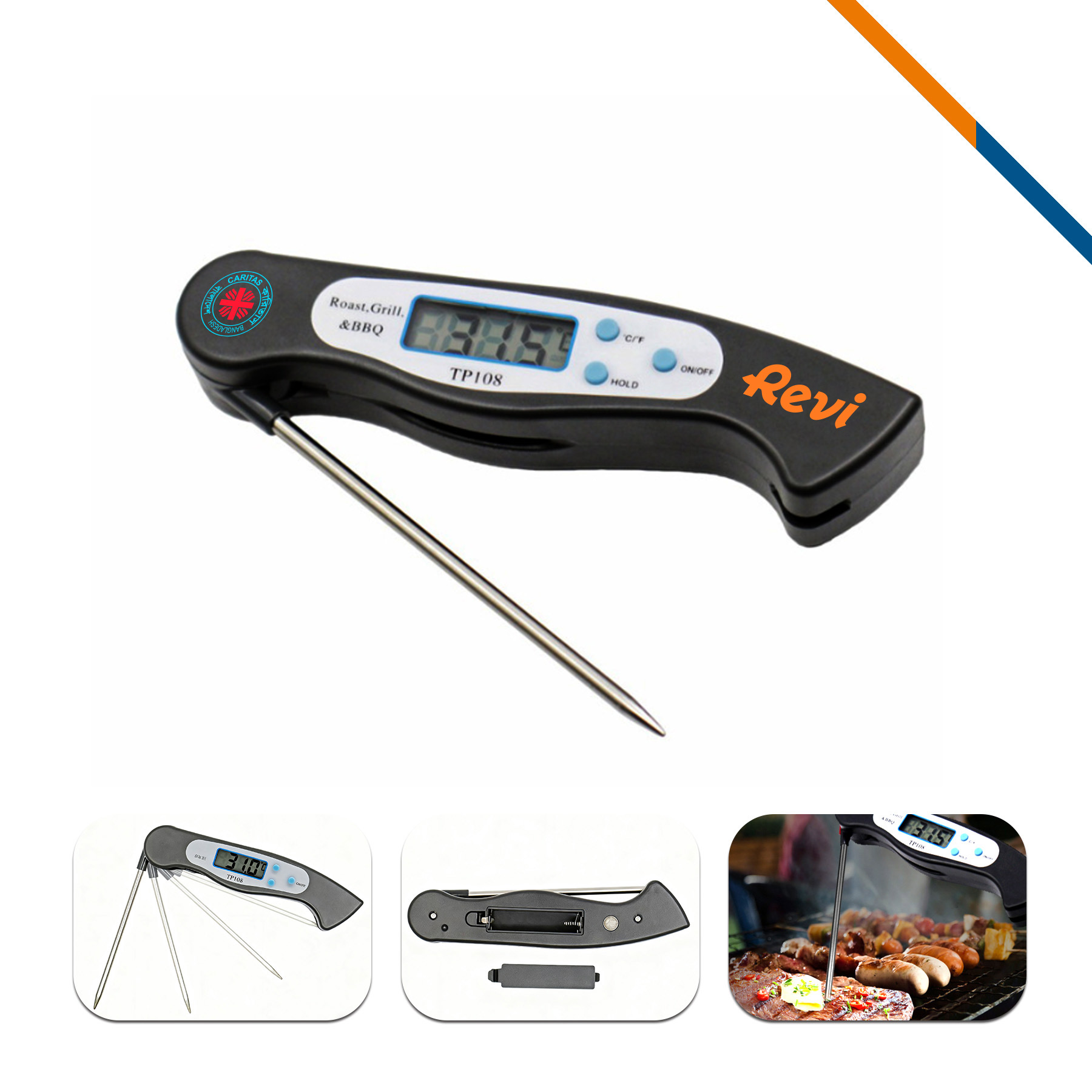Heatlix Foldable Digital Food Thermometer 3