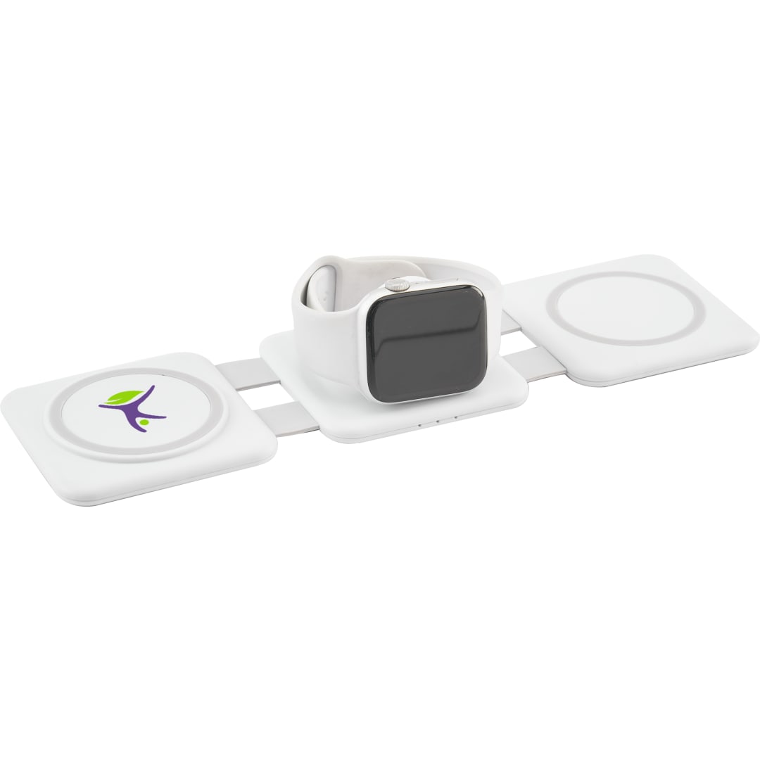 3-in-1 Power Fold 15W MagClick™ Wireless Chargers 4