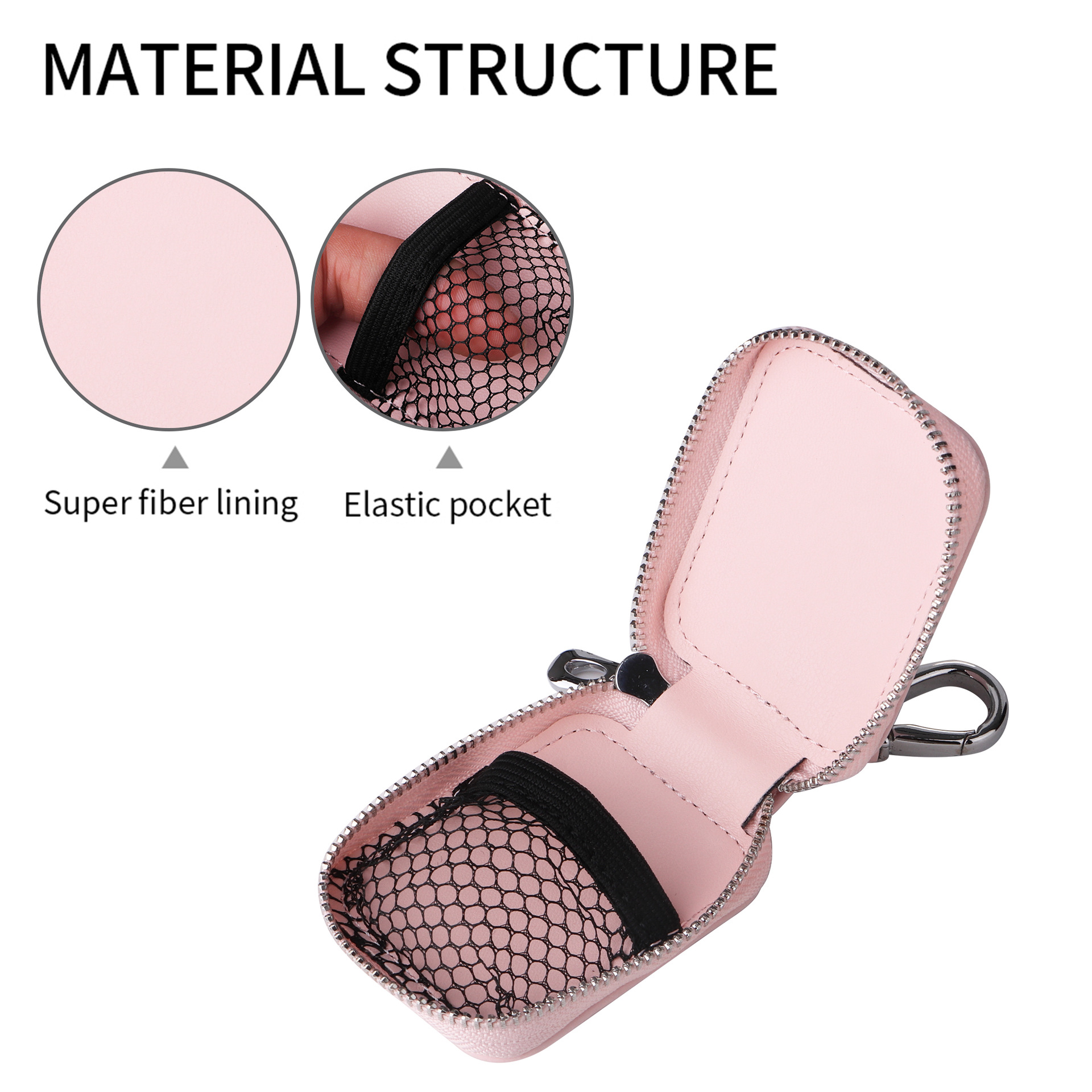 PU Leather Earbuds Carrying Case 3