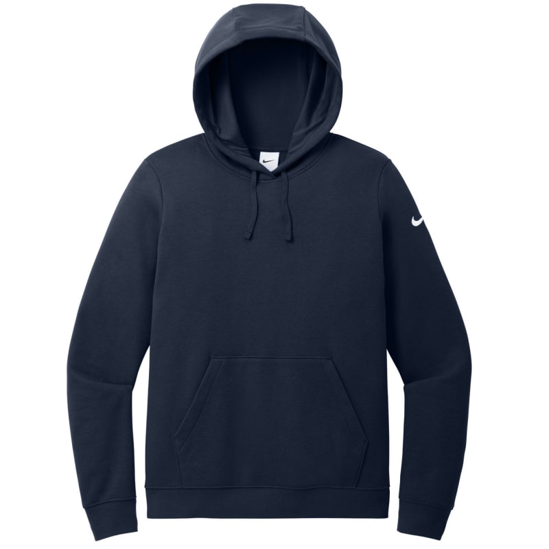 Nike Ladies Club Fleece Sleeve Swoosh Pullover Hoodie 28
