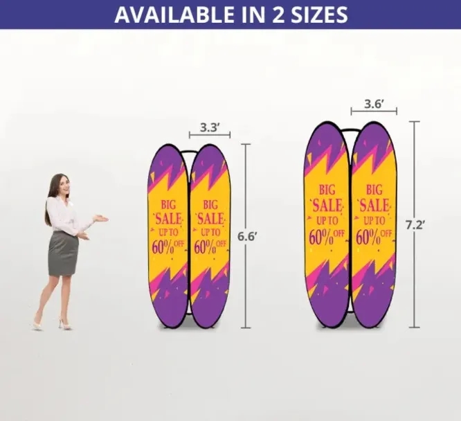 Tower Pop Up Banner  (3.28 Ft x 6.56 Ft) 4