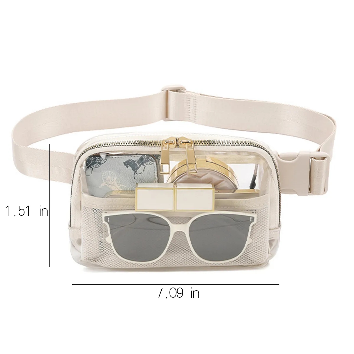 Clear Bag Stadium Approved Crossbody Fanny Belt  Pack Unisex 5