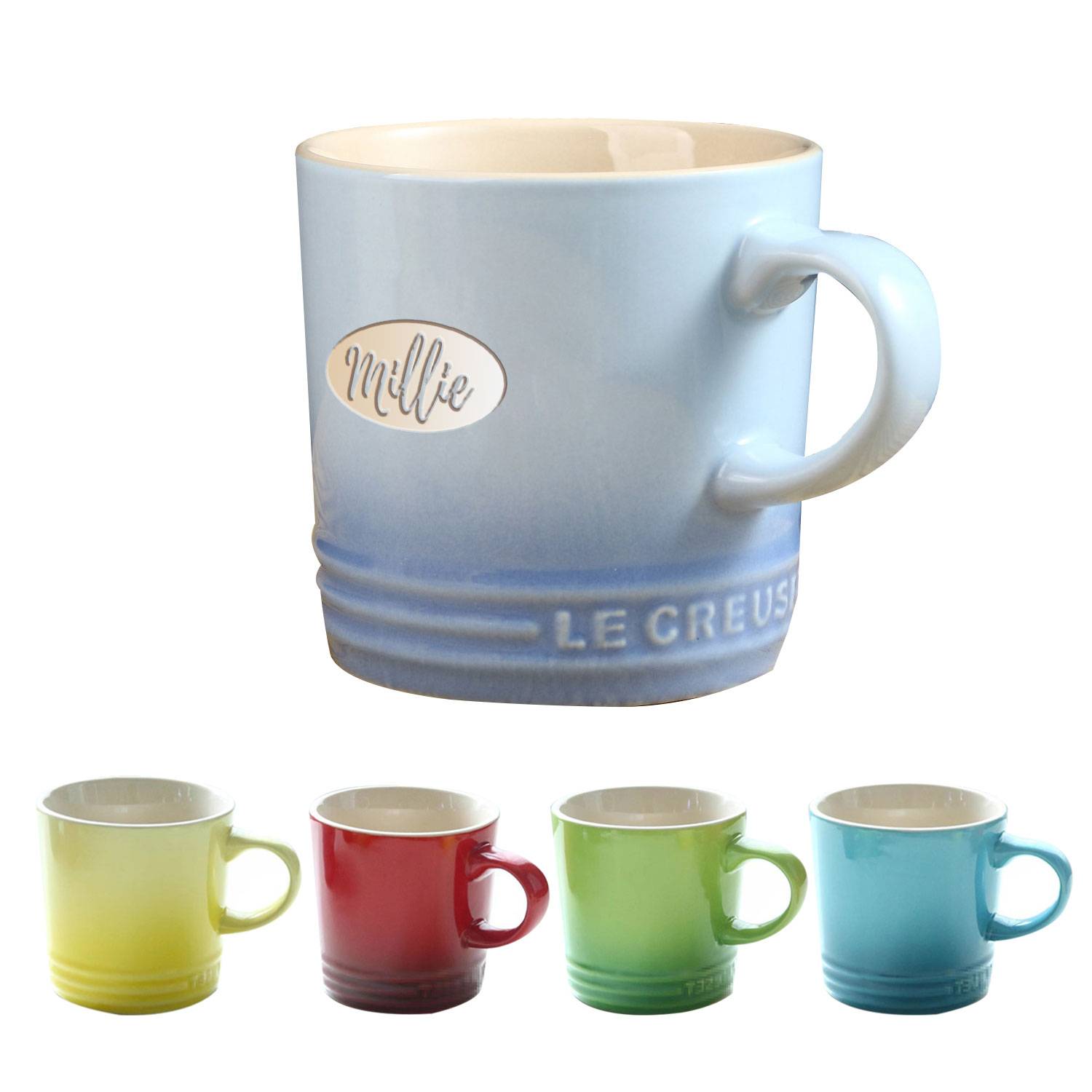 12oz Glossy Stoneware Mug Curved Grip 17