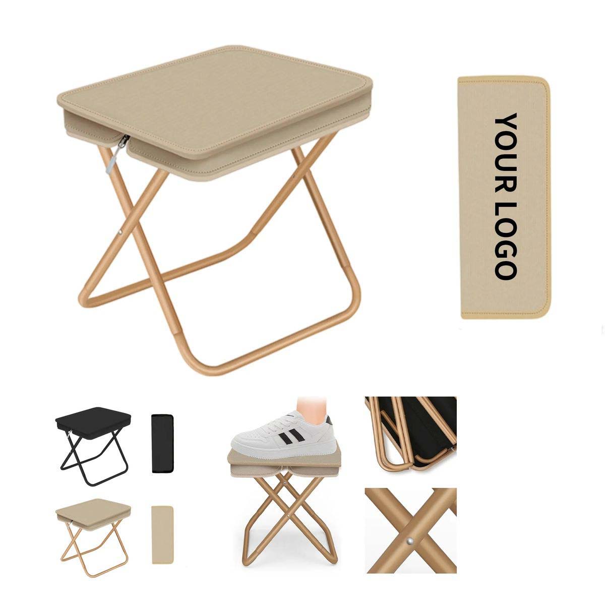 Collapsible Outdoor Stool for Travel and Fishing 2