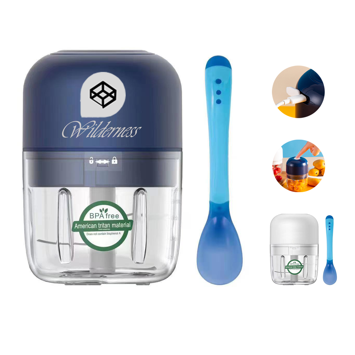 8.5Oz Portable Blender Mini Juicer 2