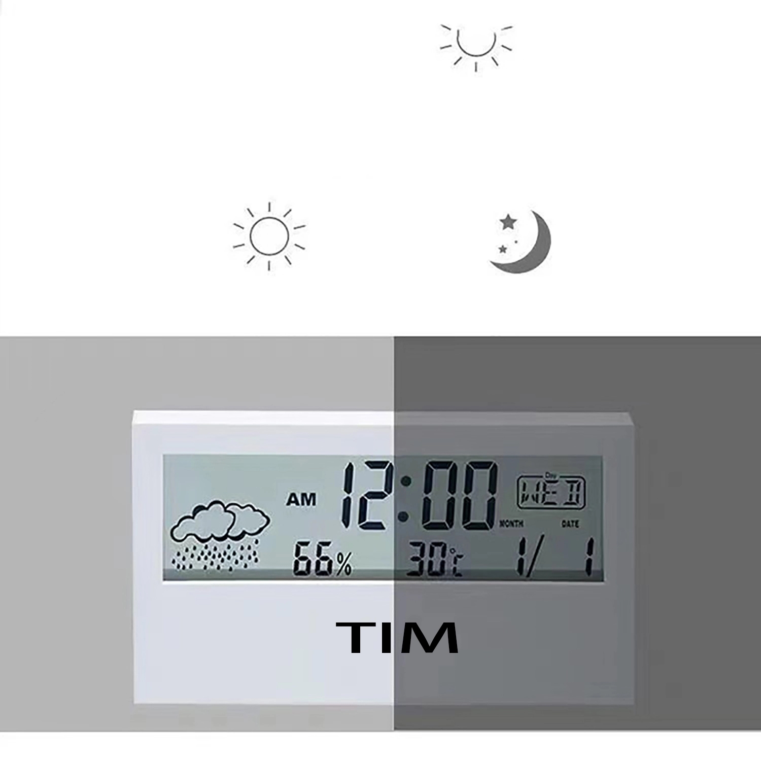 Multifunction Electronic Alarm Clock 4