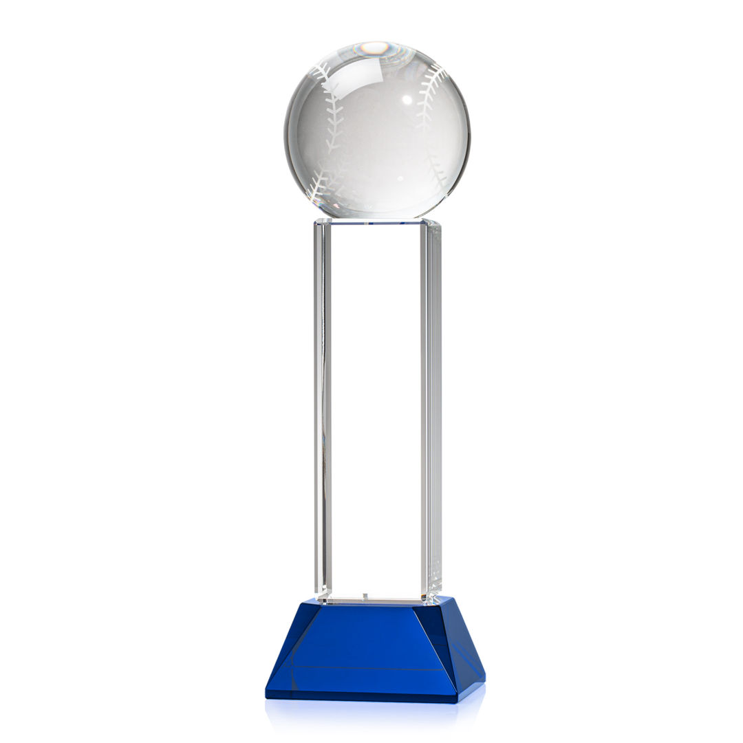 Baseball Award on Stowe Base - Blue 11