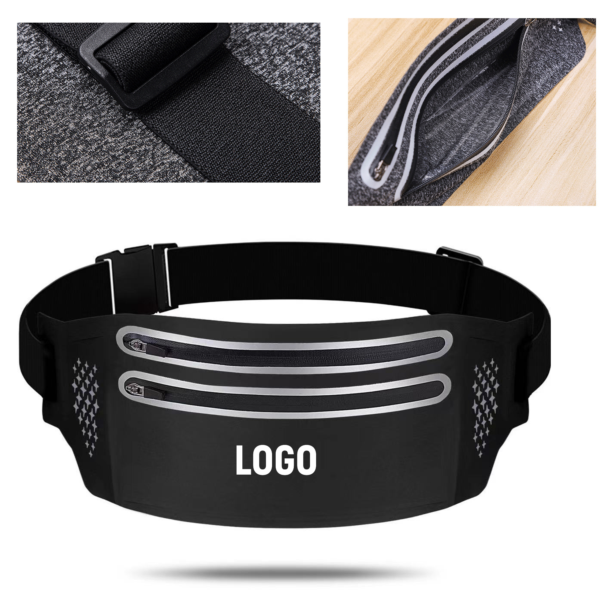 Lyca Cotton Adjustable Sport Belt Bag 3