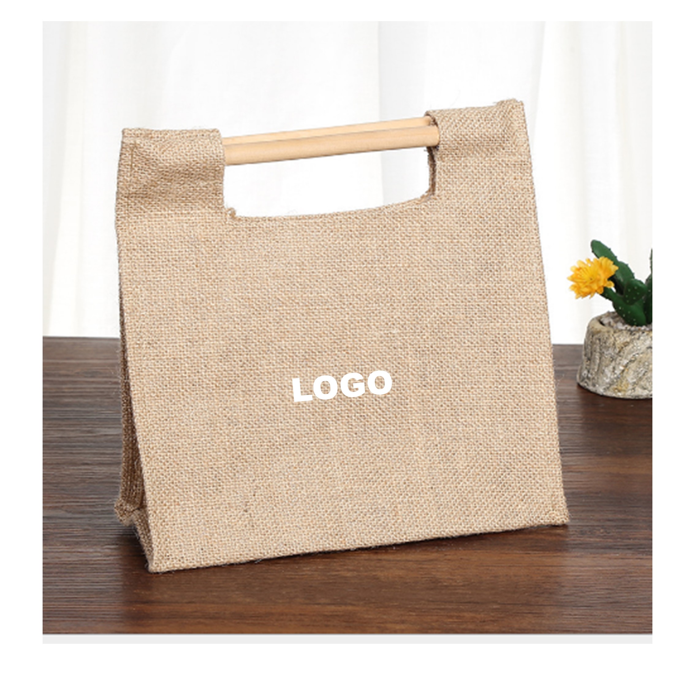 Simple Jute Tote Bag 2