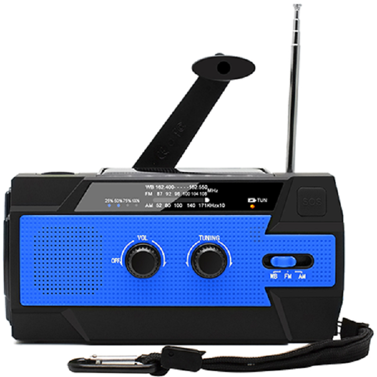 ResQ Emergency Hand Crank Radio – 4000mAh Power Bank, Solar, 1W Flashlight & Motion Sensor Lamp 18