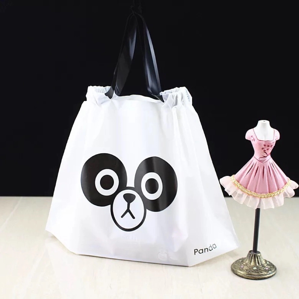 Custom Recyclable Plastic Drawstring Bags 4