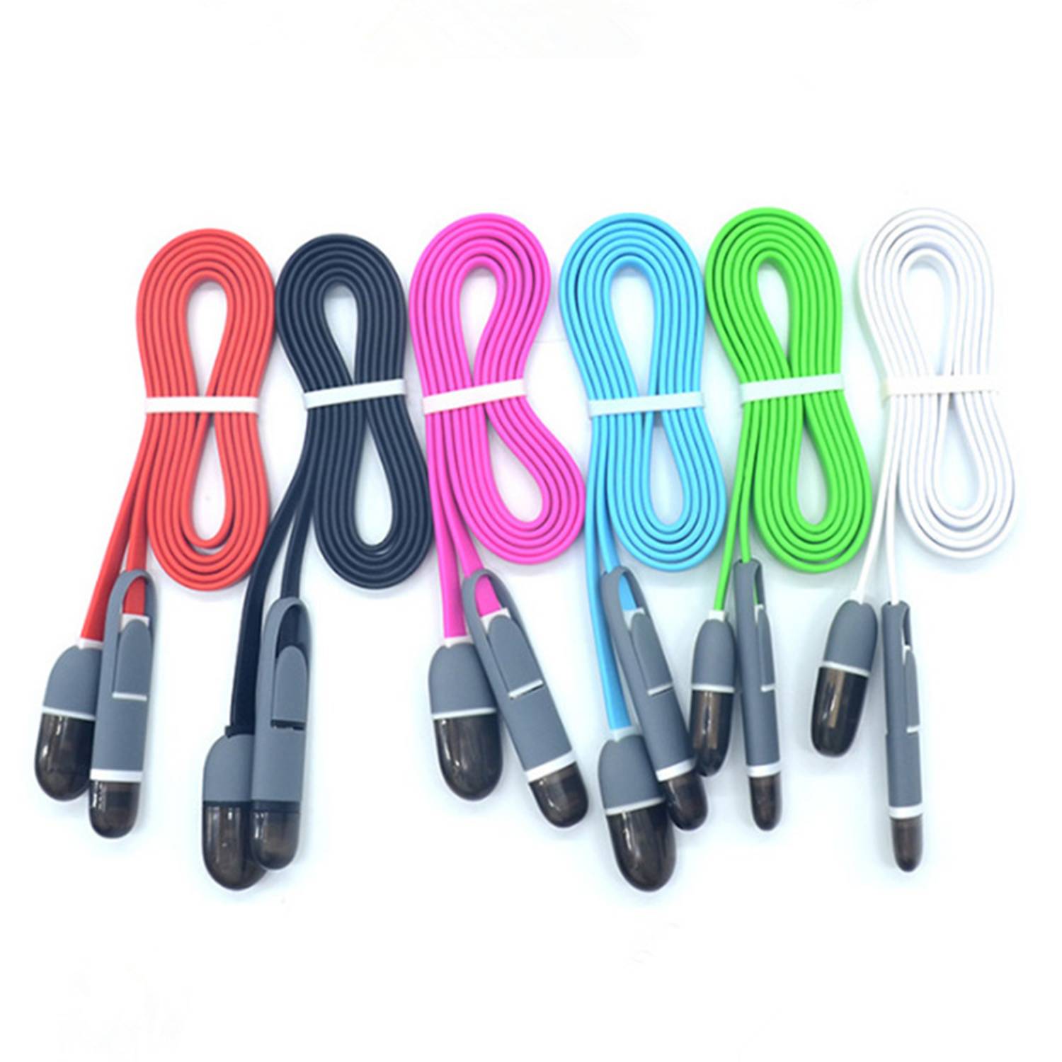 2 In 1 Multifunction USB Data Sync Charging Cable 5