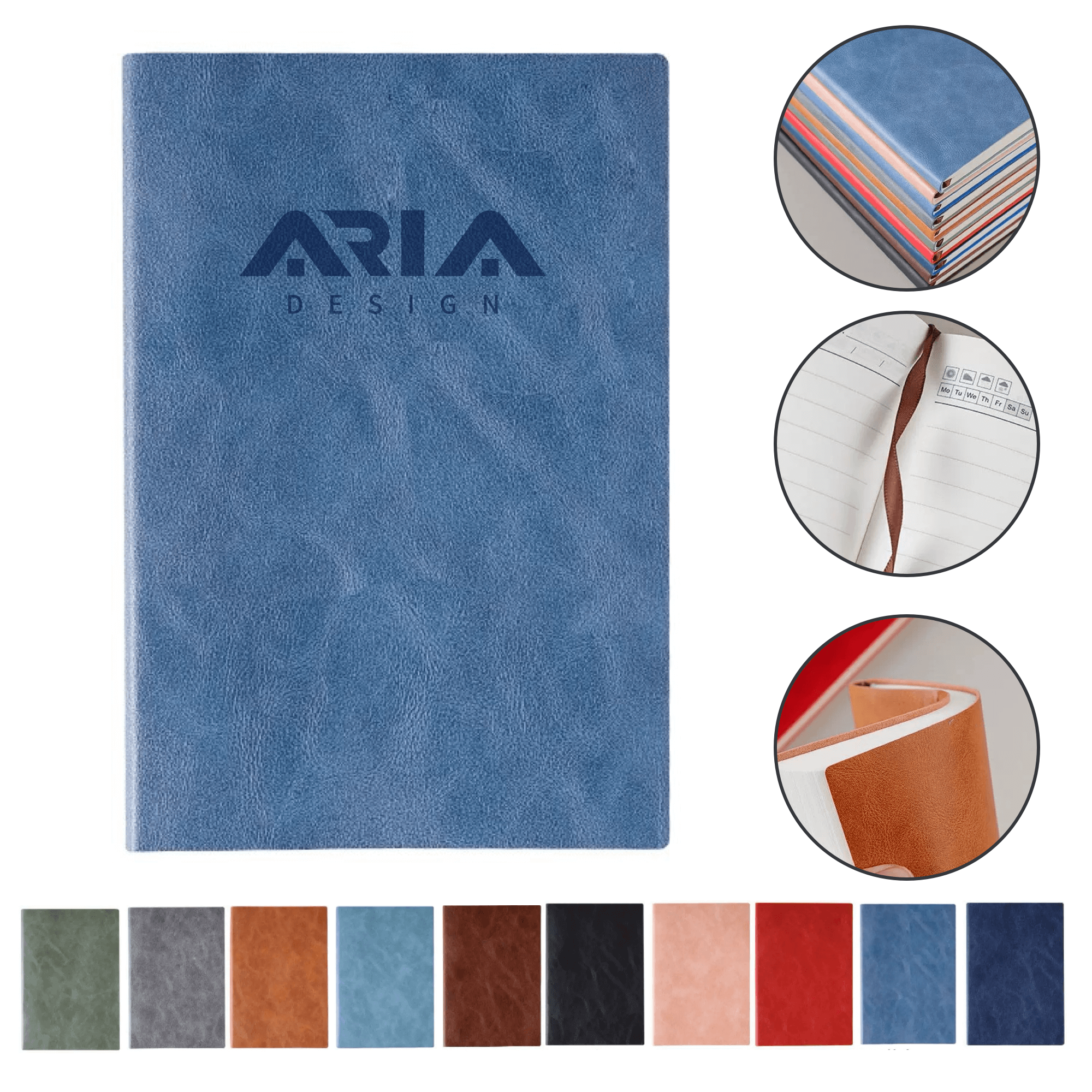 Custom A5 Business Soft Cover Notebook 2
