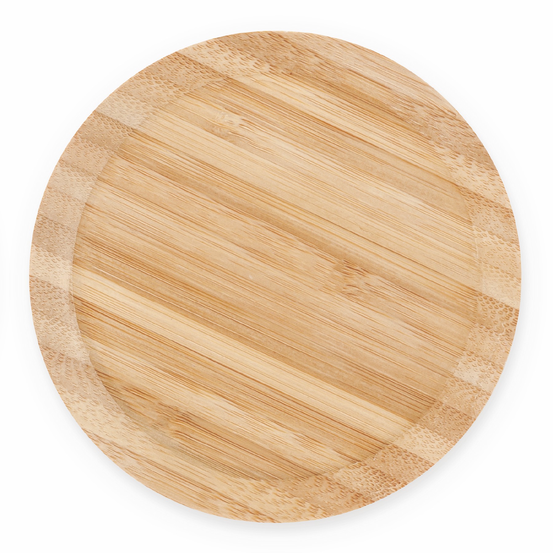 True® Bamboo Appetizer Wine Glass Topper, set of 4 6