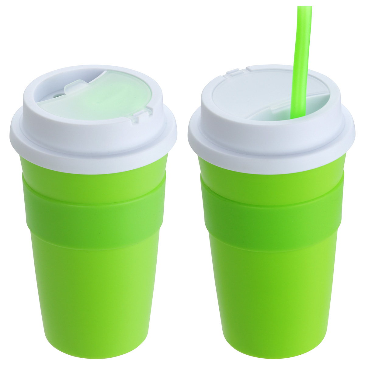 Bistro 14 oz Coffee Cup with Silicone Sleeve + Straw 21