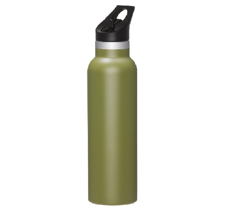 Double Wall Stainless Steel Water Bottle with Straw, 20 oz. 6