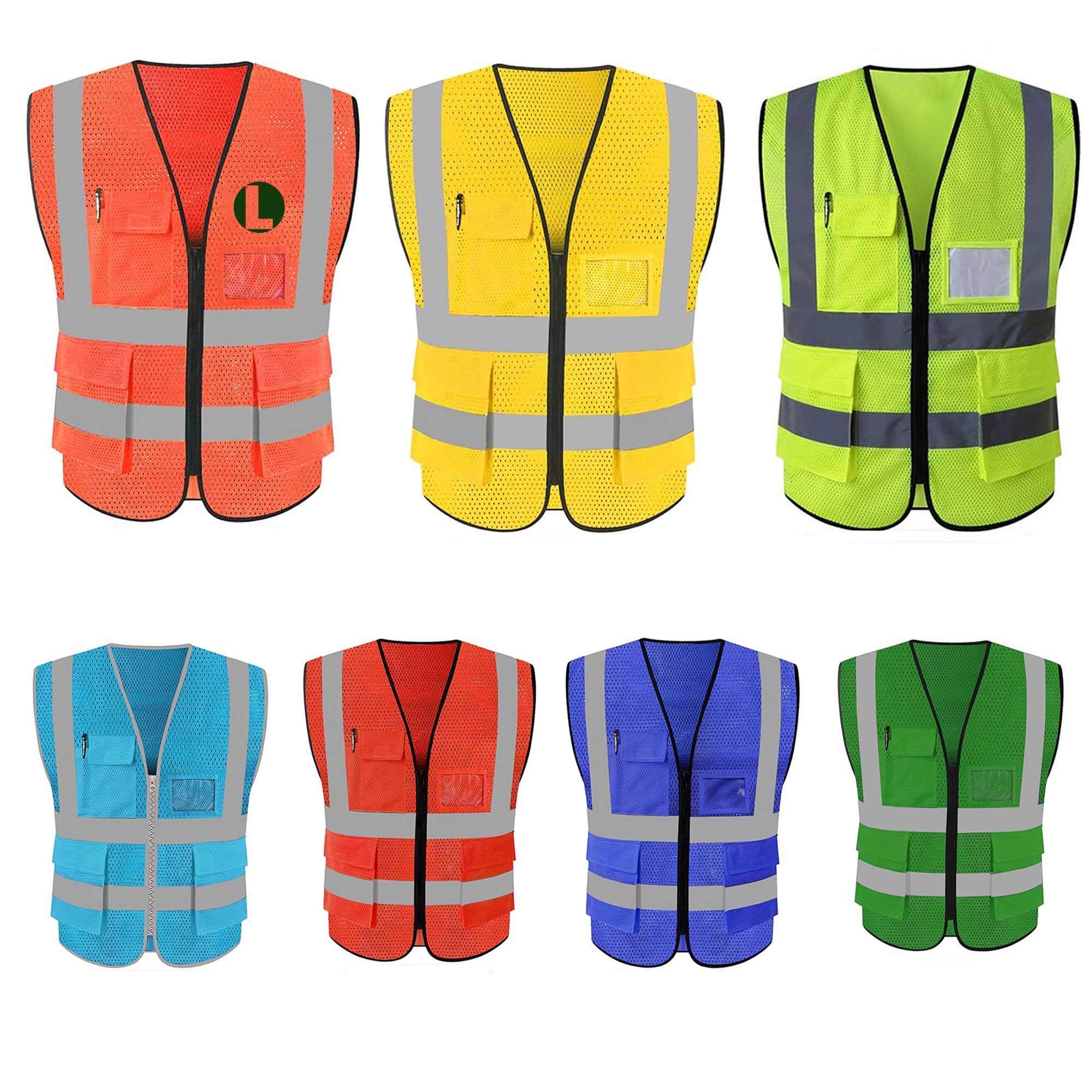 Safety Vest High Visibility Reflective Vest 2