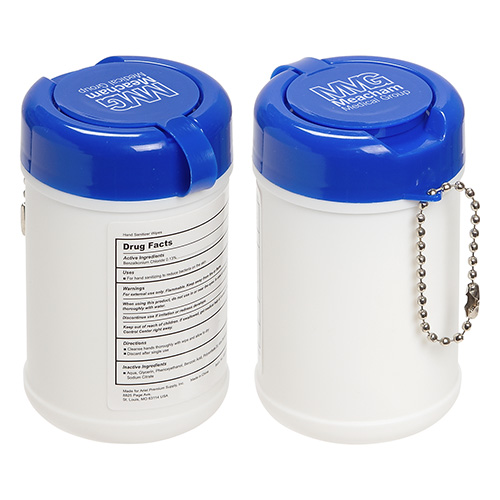 Travel Well Sanitizer Wipes Key Chain 5