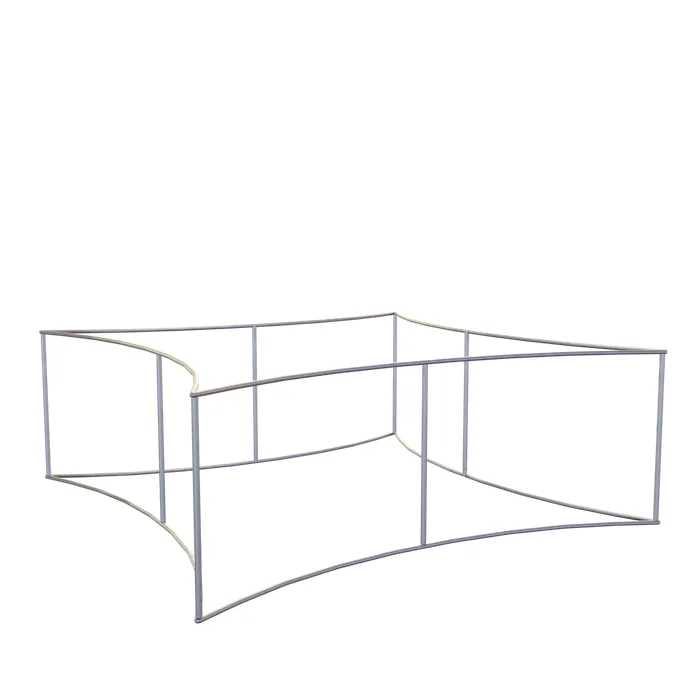 Curved Square Hanging  Sign 5