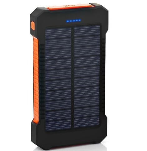 8000 mAh solar energy power bank with compass 3