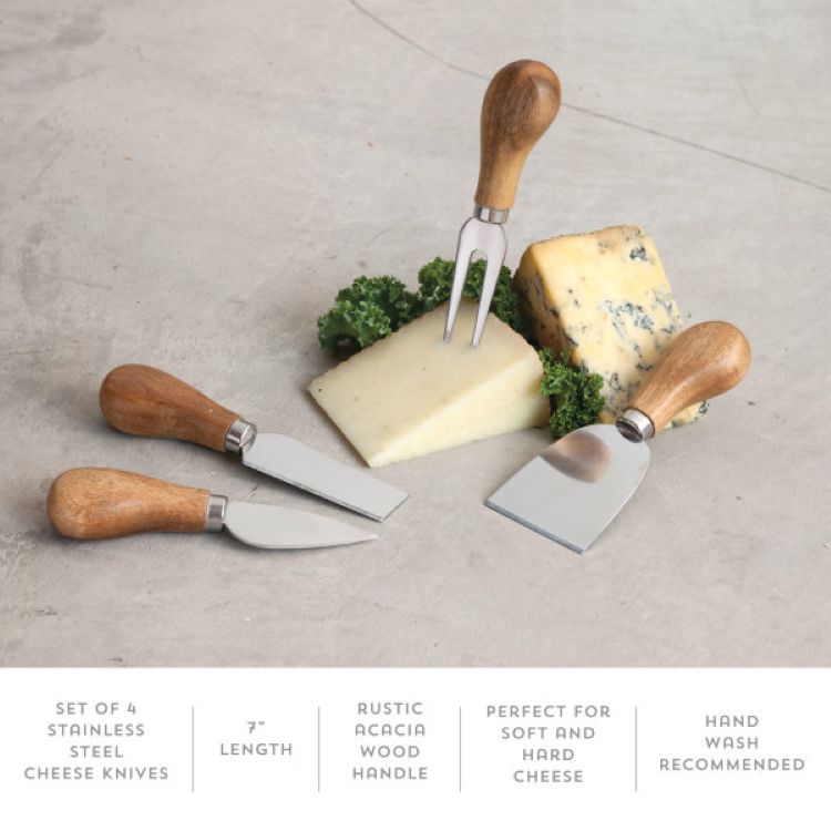 Twine Living® Gourmet Cheese Knives 6