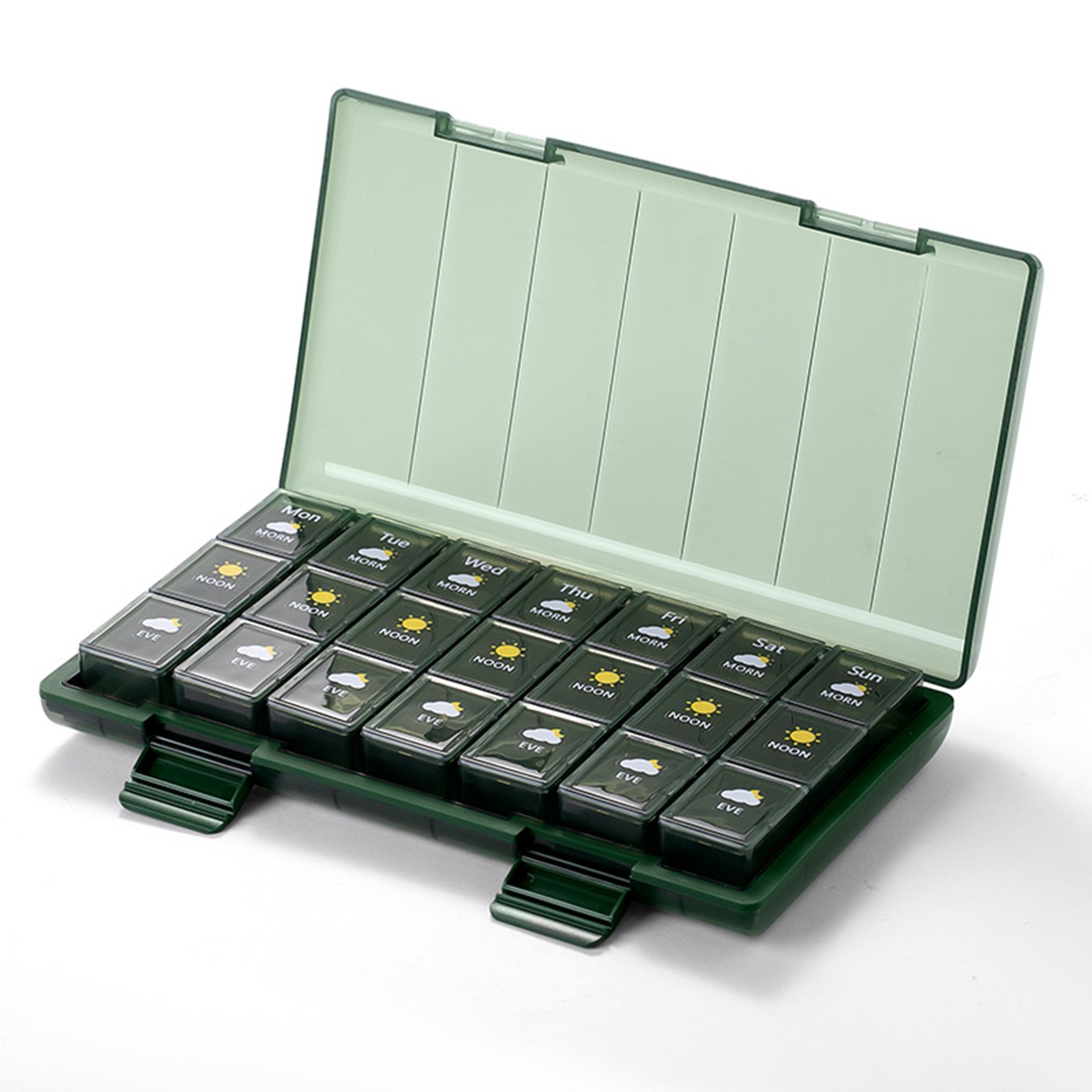 21-Compartment Pill Storage Box 3