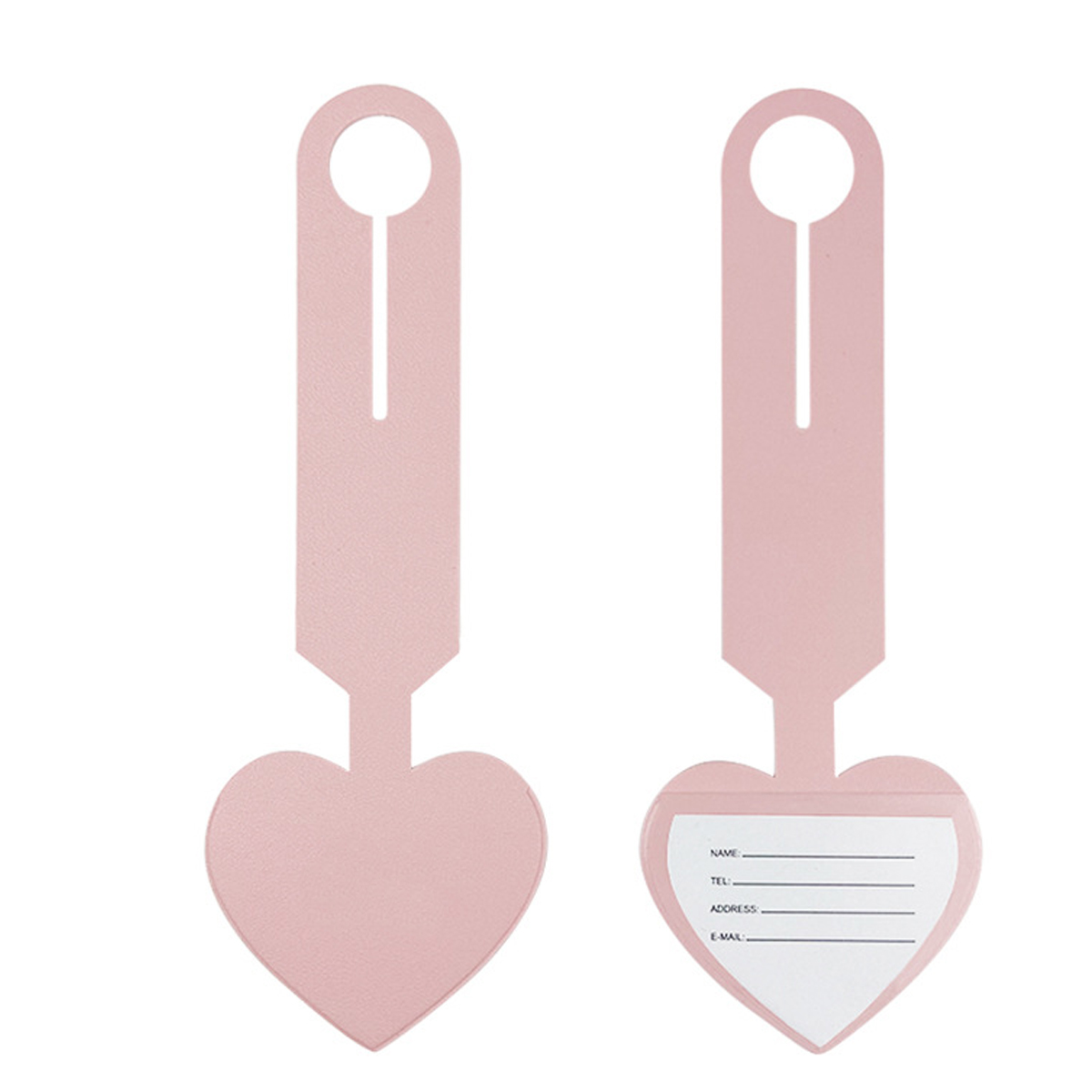 Heart Shaped PU Luggage Tag 6