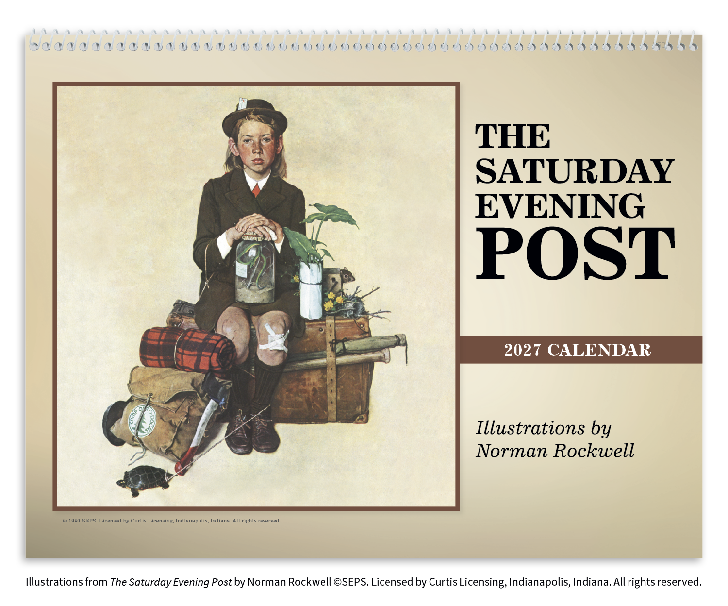 Triumph® Calendars The Saturday Evening Post Illustrations by Norman Rockwell Calendar 43
