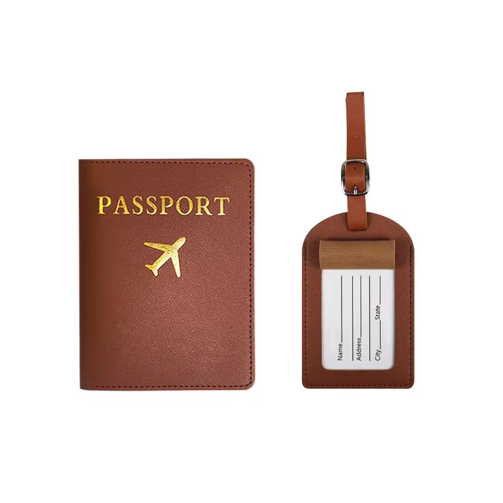 Leatherette Luggage Tag & Passport Holder 9