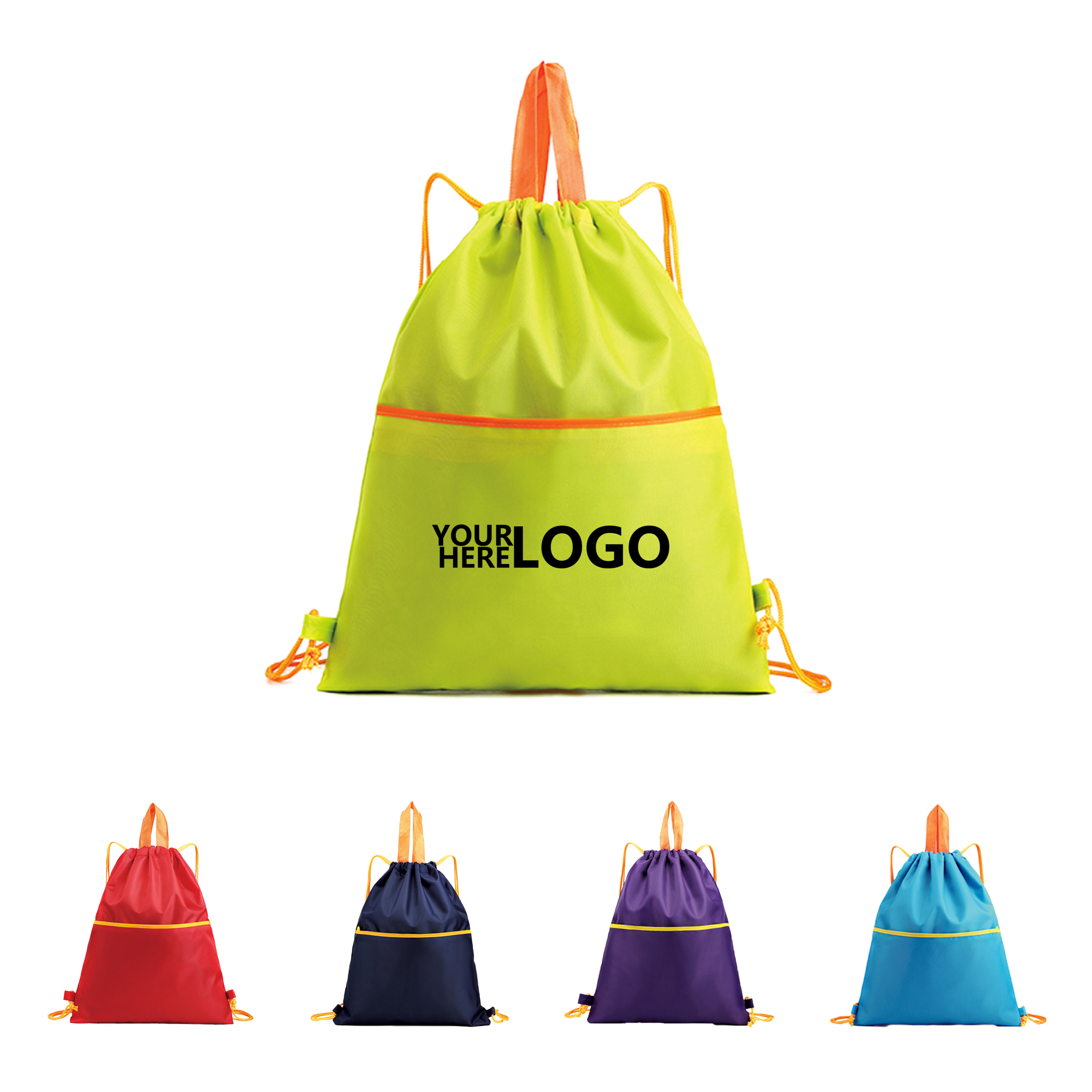 Oxford Fabric Pouch with Drawstring Closure 2