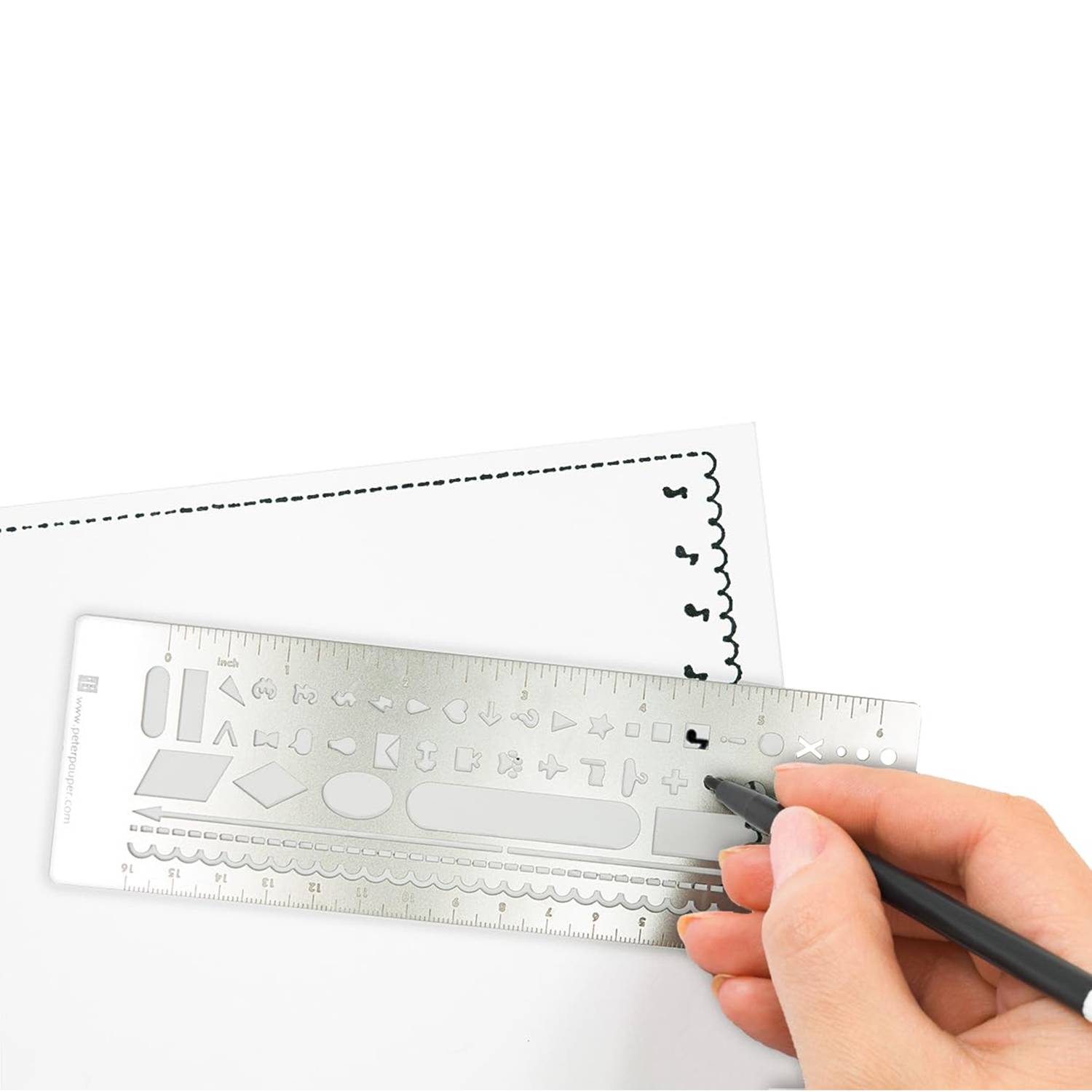 Metal Stencil Bookmark 2