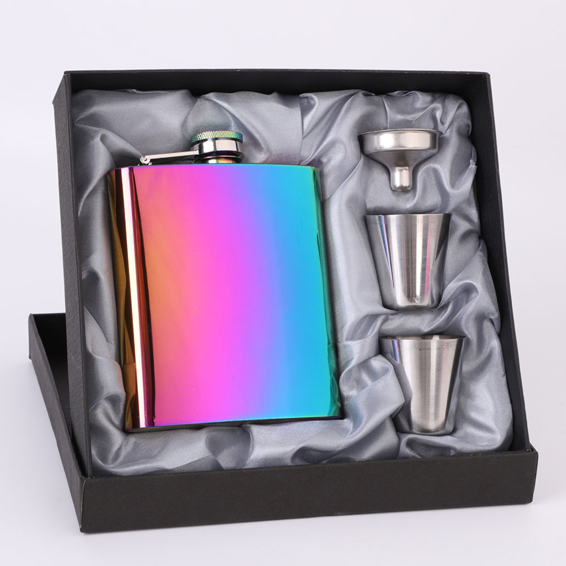 4Pcs Stainless Steel Flask Set 2
