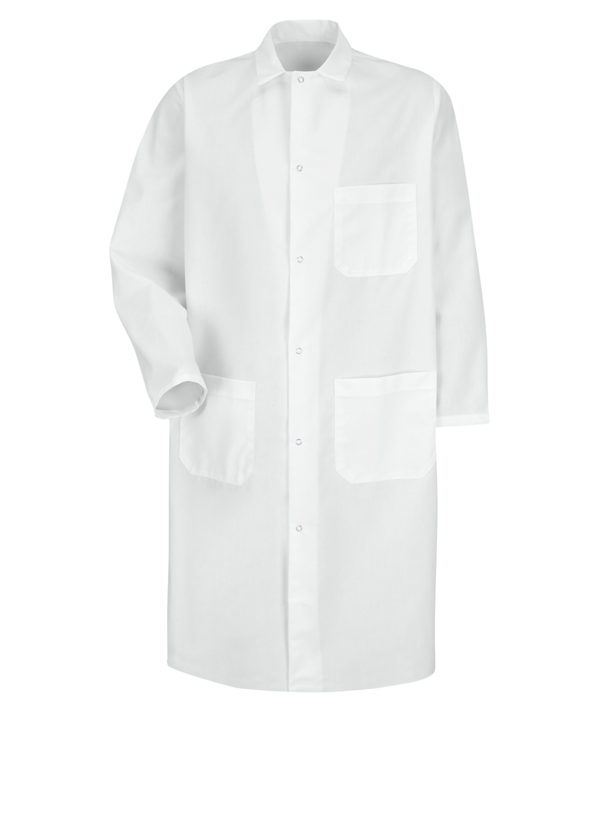 Red Kap Food Processing - Unisex Long Sleeve 44.75" Butcher Chef Coat