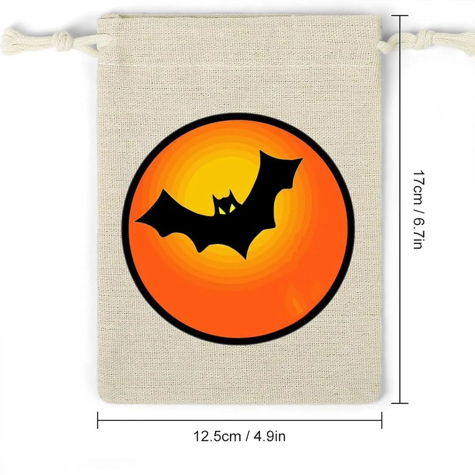 Cotton Halloween Candy Storage Bag 7