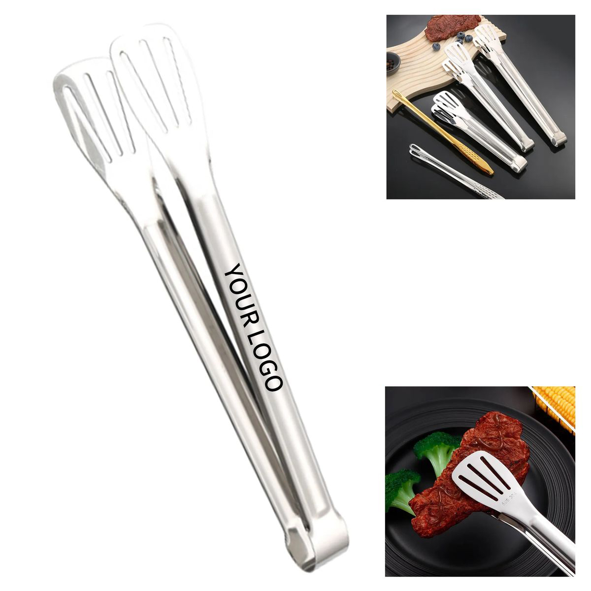 304 Stainless Steel Barbecue Tongs 4