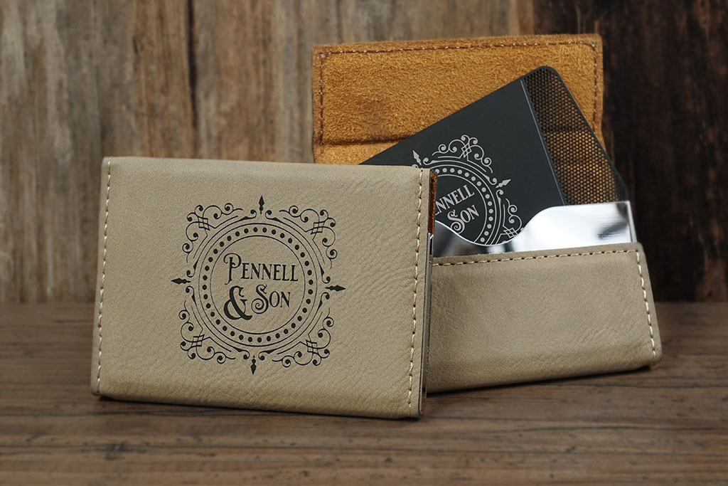 Leatherette Business Card Holders 11