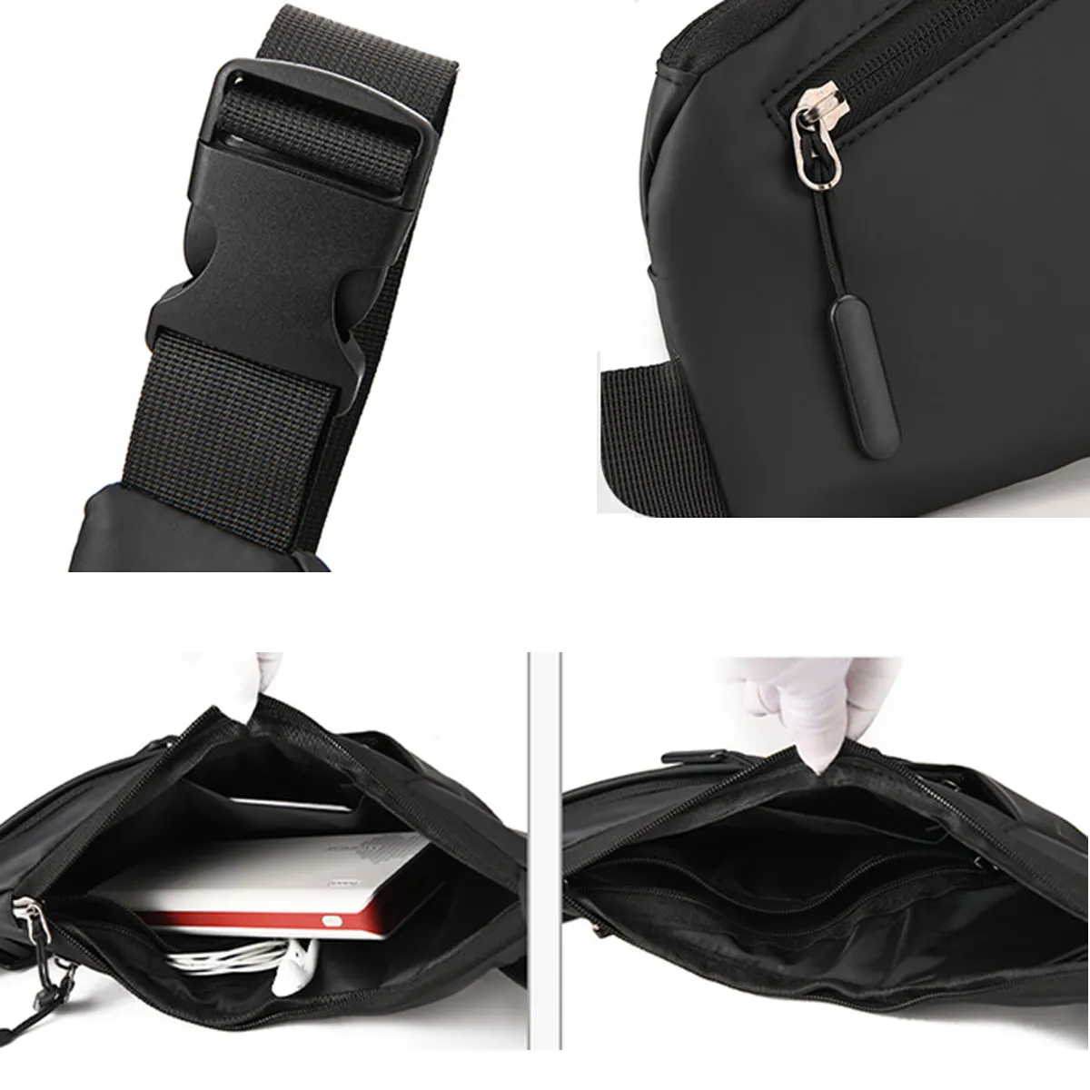 Lightweight Sling Crossbody Chest Bag Men Shoulder Backpack 7