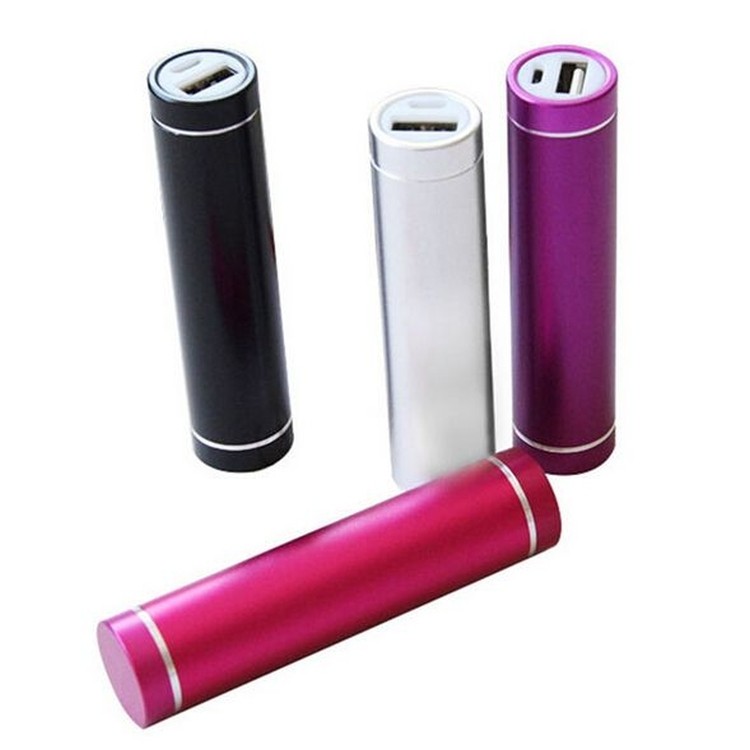 2600mAh Tube Aluminum Portable Charger 2