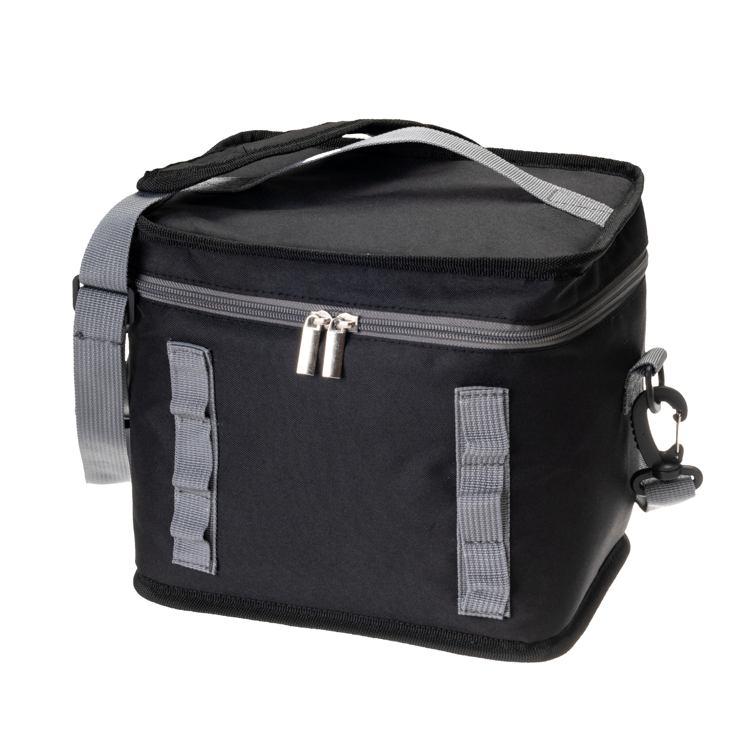 Insulated 6 Can Cooler Bag w/ Top Handle & Strap 2