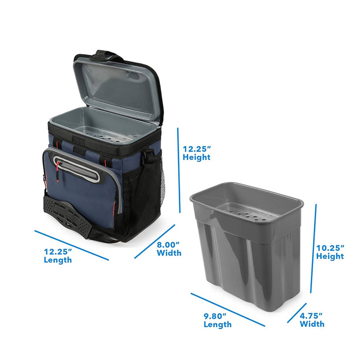 Large Capacity Cooler Fishing Tackle Insulated Tote Bags 2
