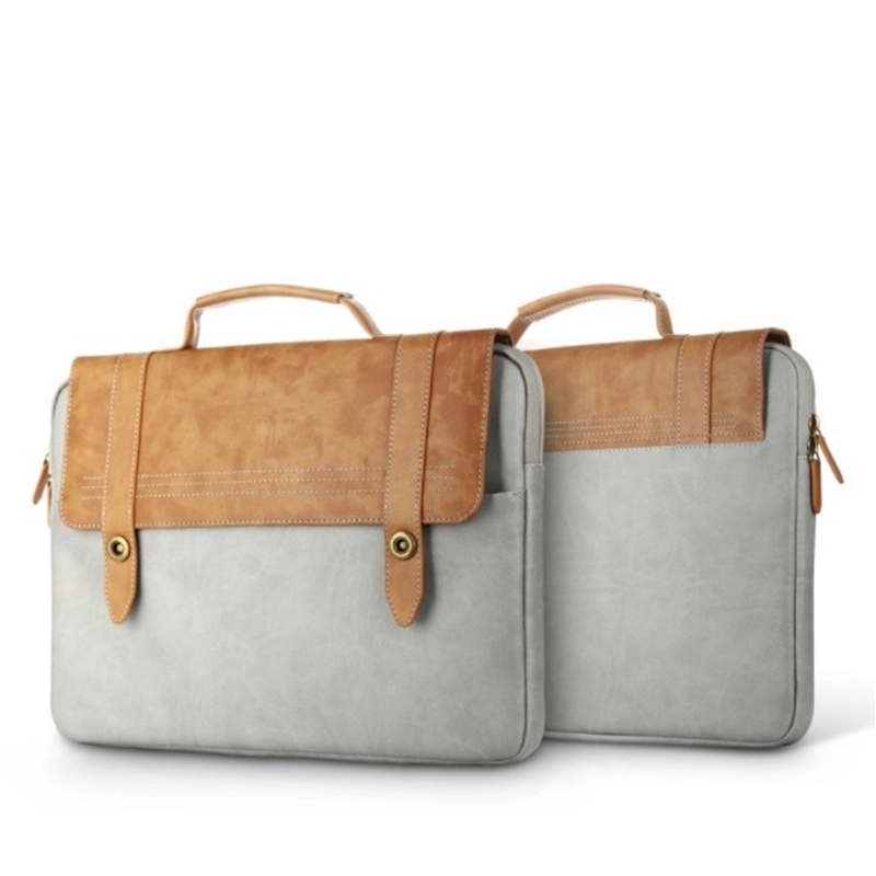 14 Inches Portable Leather Laptop Handbag 5