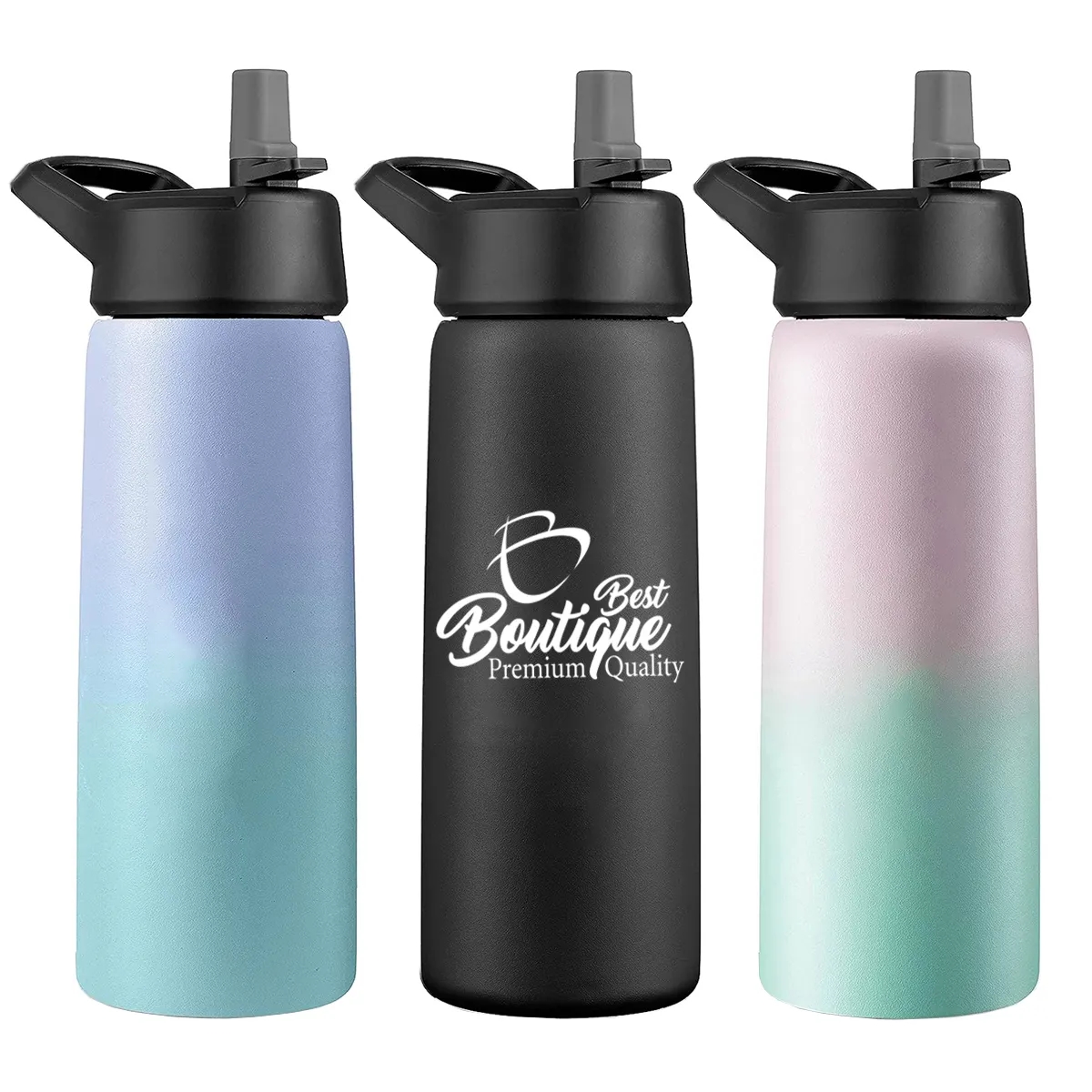 Custom Nice Reusable Stainless Steel Insulated Water Bottles, custom water bottle with logo imprint 4