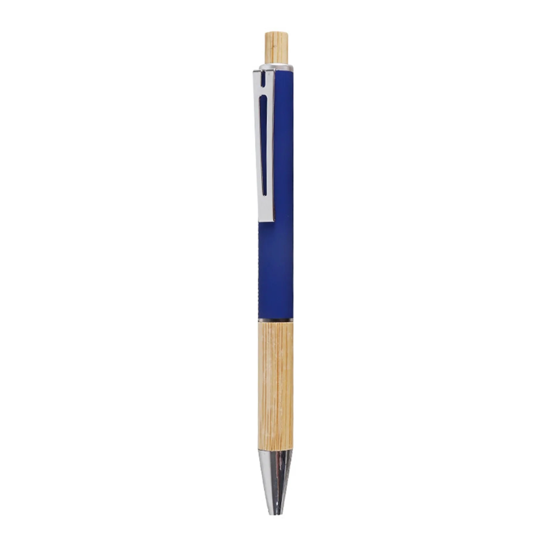 Metal Aluminum Rod Bamboo Ballpoint Pen 2