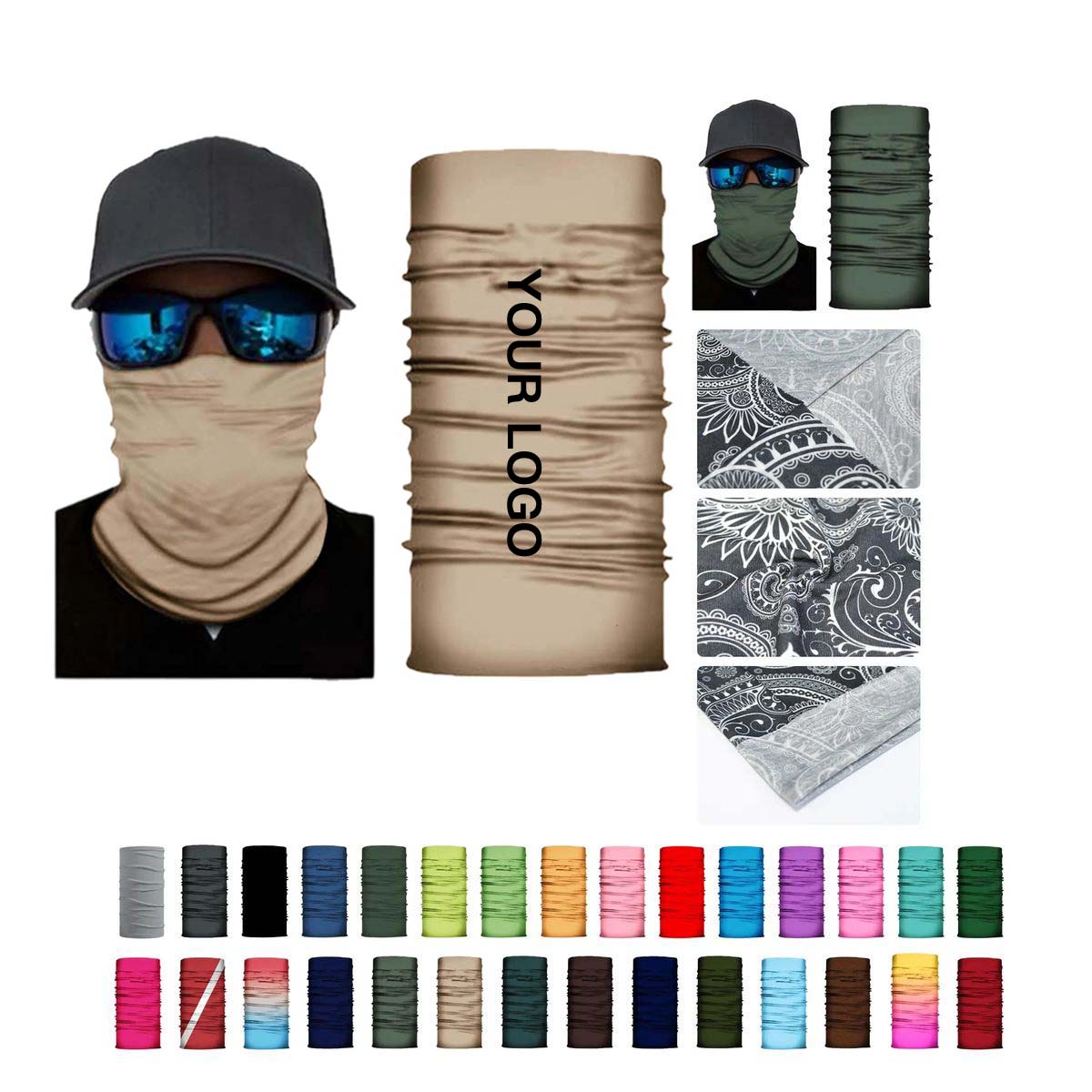 Lightweight Neck Gaiter with Sun and Dust Protection 14